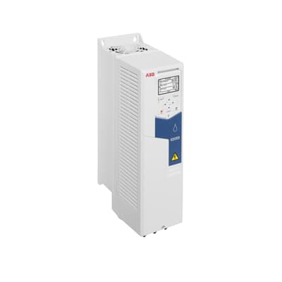 Variador ABB ACQ580- para control eficiente de bombas en sistemas de agua y aguas residuales.