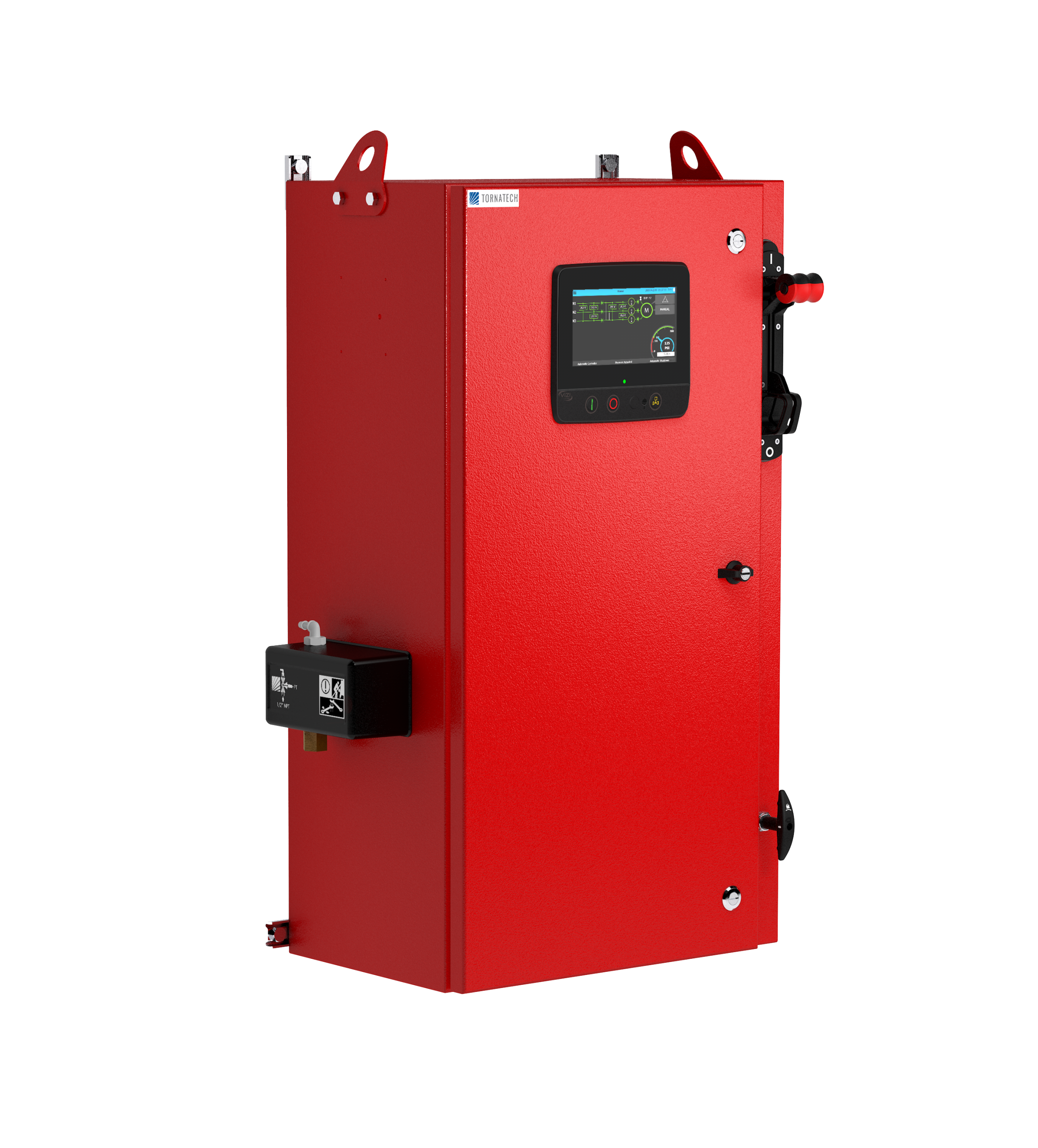 Panel de control Tornatech modelo GPL para sistemas de bombeo contra incendios